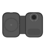 F20 3 in 1 15W Multi-function Magnetic Folding Wireless Charger for iPhone Series & Apple Watches & AirPods, F20 - Image 2