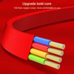 K042 1.2m 3A 3 in 1 USB to 8 Pin + USB-C / Type-C + Micro USB Bull Head Retractable Data Cable - Image 9