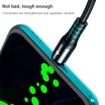 K061 1.2m 5A 3 in 1 USB to 8 Pin + USB-C / Type-C + Micro USB Round Fast Charging Data Cable - Image 15