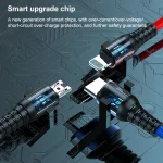 K061 1.2m 5A 3 in 1 USB to 8 Pin + USB-C / Type-C + Micro USB Round Fast Charging Data Cable - Image 7