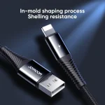 JOYROOM S-1230G4 3A 3 In 1 USB to 8 Pin + Micro USB + Type-C / USB-C Fast Charging Data Cable Length: 1.2m - Image 5