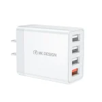 WK WP-U125 Youpin Series 18W QC3.0 4 USB Ports Fast Travel Charger, CN Plug / US Plug, CN Plug / US Plug