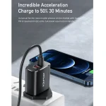 awei PD8 20W QC + PD Fast Charging Travel Charger Power Adapter, UK Plug, UK Plug - Image 3