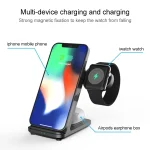XYS-X20 3 in 1 15W Detachable Multi-function Wireless Charging Station - Image 4