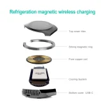 ETG755 15W Refrigeration Magnetic Wireless Charger - Image 3