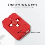 019-1 3 in 1 USB to 8 Pin + Micro USB + USB-C / Type-C Macaron Telescopic Data Cable with Storage Slot & Bracket, Cable Length: 1m, with Storage Slot & Bracket - Image 4