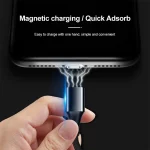 M11 3A USB to 8 Pin Nylon Braided Magnetic Data Cable, Cable Length: 1m, 8 Pin - Image 7