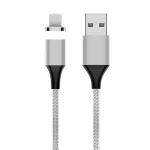 M11 3A USB to 8 Pin Nylon Braided Magnetic Data Cable, Cable Length: 2m, 8 Pin