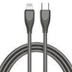 ADC-009 USB-C / Type-C to 8 Pin Zinc Alloy Hose Fast Charging Data Cable, Cable Length: 1m, USB-C / Type-C to 8 Pin