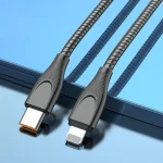 ADC-009 USB-C / Type-C to 8 Pin Zinc Alloy Hose Fast Charging Data Cable, Cable Length: 1m, USB-C / Type-C to 8 Pin - Image 7