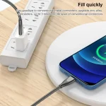 ADC-009 USB-C / Type-C to 8 Pin Zinc Alloy Hose Fast Charging Data Cable, Cable Length: 1m, USB-C / Type-C to 8 Pin - Image 4