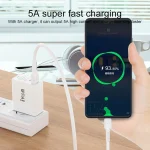 IVON CA86 5A Type-C / USB-C Super Fast Charging Data Cable, Length: 1m, CA86 - Image 4