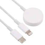 3 in 1 USB-C / Type-C to 8 Pin + USB-C / Type-C + Magnetic Watch Wireless Charger Data Cable, Cable Length: 1.2m - Image 2