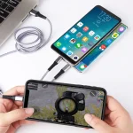 IVON CA39 2.4A Max 8 Pin + Type-C + Micro USB 3 in 1 Charging Cable, Length: 1.2m - Image 6