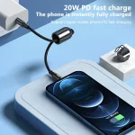 REMAX RC-140i Thor Series PD 20W USB-C / Type-C to 8 Pin Portable Lanyard Data Cable, Cable Length: 1.2m - Image 3