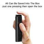 YESIDO CA114 5 in 1 Multifunctional Charging Data Cable Storage Box Suit, CA114 Black - Image 6