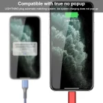 Braided 3A 3 in 1 USB to Type-C / 8 Pin / Micro USB Fast Charging Cable, Cable Length: 1.2m, White Plug (Red), White Plug (Black), White Plugaided (Blue) - Image 2