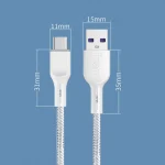 IVON CA85 Type-C / USB-C Super Fast Charging Data Cable, Length: 1m, CA85 - Image 2