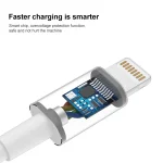IVON CA93 20W PD USB-C / Type-C to 8 Pin TPE Fast Charging Data Cable, Cable Length: 1m - Image 4