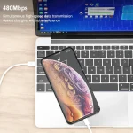 IVON CA93 20W PD USB-C / Type-C to 8 Pin TPE Fast Charging Data Cable, Cable Length: 1m - Image 6