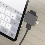 2 in 1 USB 2.0 + USB 3.0 Female to 8 Pin + USB-C / Type-C Male OTG Adapter - Image 7