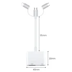 A18 Pro 3 in 1 8 Pin + Type-C + Micro USB to HDMI + 8 Pin Digital AV Adapter - Image 3