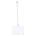 8 Pin Male to Dual 8 Pin+ 3.5mm Audio Female Headphone Adapter Adapter, 8 Pin Male to Dual 8 Pin+ 3.5mm - Image 2