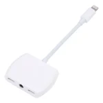 8 Pin Male to Dual 8 Pin+ 3.5mm Audio Female Headphone Adapter Adapter, 8 Pin Male to Dual 8 Pin+ 3.5mm - Image 3