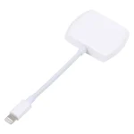 8 Pin Male to Dual 8 Pin+ 3.5mm Audio Female Headphone Adapter Adapter, 8 Pin Male to Dual 8 Pin+ 3.5mm - Image 4