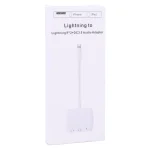 8 Pin Male to Dual 8 Pin+ 3.5mm Audio Female Headphone Adapter Adapter, 8 Pin Male to Dual 8 Pin+ 3.5mm - Image 5