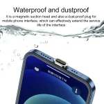 15W USB-C / Type-C to Micro USB Fast Charging Magnetic Data Cable, Style: 1m Cable + Magnetic Head - Image 5