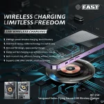 WK WP-U94 15W Flying Saucer Desktop Wireless Charger - Image 3