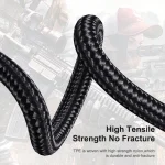 ROCK RCB0811 M3 20W USB-C/Type-C to 8 Pin Zinc Alloy Fast Charging Mobile Game Data Cable, Length: 1m - Image 4