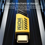 WK WDC-192 Mech Series 100W USB-C/Type-C to USB-C/Type-C Fast Charge Data Cable, Length: 1m, USB-C/Type-C to USB-C/Type-C - Image 6
