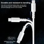 WEKOME WDC-01 Tidal Energy Series 2.4A USB to 8 Pin PVC Data Cable, Length: 1m, USB to 8 Pin - Image 5