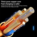 WEKOME WDC-02 Tidal Energy Series 3A USB to 8 Pin+Type-C+Micro USB 3 in 1 PVC Data Cable, Length: 1.2m - Image 7