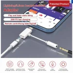 JBC-191 PD20W 8 Pin to 8 Pin+3.5mm Earphone Interface Adapter, Support Charging / Calling - Image 7