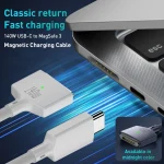 140W USB-C / Type-C to MagSafe 3 Magnetic Fast Charging Cable, Length:2m - Image 2