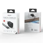 Yesido YC54 Dual USB-C / Type-C Travel Charger with 1m USB-C / Type-C to 8 Pin Cable, EU Plug, YC54 - Image 10