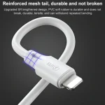 WK WDC-103 3A 3 In 1 8 Pin + Micro USB + Type-C / USB-C Fullspeed Pro Charging Data Cable, Length: 1.15m - Image 6