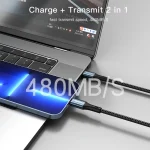 Yesido CA95 3A 20W USB-C / Type-C to 8 Pin Fast Charging Cable, Length: 1.2m - Image 9