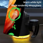 C16 15W 4 in 1 Multifunctional Foldable Magnetic Wireless Charger - Image 8