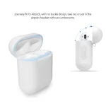 Anti-lost Rope + Silicone Case + Earphone Hang Buckle + Earplug Cover Bluetooth Wireless Earphone Cover Case Set for Apple AirPods 1 / 2 - Image 3