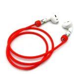 Anti-lost Rope + Silicone Case + Earphone Hang Buckle + Earplug Cover Bluetooth Wireless Earphone Cover Case Set for Apple AirPods 1 / 2 - Image 4
