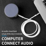 IVON CA55 3.5mm Male to Male AUX Audio Cable, Cable Length: 1m - Image 5