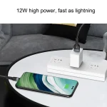 IVON CA88 12W 2.4A USB to USB-C / Type-C Nylon Braid Fast Charge Data Cable, Cable Length: 1m, USB-C / Type-C - Image 3