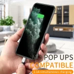 IVON CA89 2.1A USB to 8 Pin Braid Fast Charge Data Cable, Cable Length: 1m, 8 Pin - Image 7