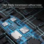 BK-325 2 in 1 8 Pin Male to 8 Pin Charging + 3.5mm Audio Female Earphone Adapter, BK-325 8 Pin Charging + 3.5mm Audio - Image 5