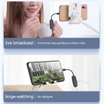 BK-325 2 in 1 8 Pin Male to 8 Pin Charging + 3.5mm Audio Female Earphone Adapter, BK-325 8 Pin Charging + 3.5mm Audio - Image 6