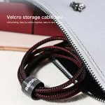 REMAX RC-158m 3A USB to Micro USB Interface Charging + Transmission Magnetic Attraction Polyester Two-color Braided Data Cable, Cable Length: 1m, Micro USB - Image 3